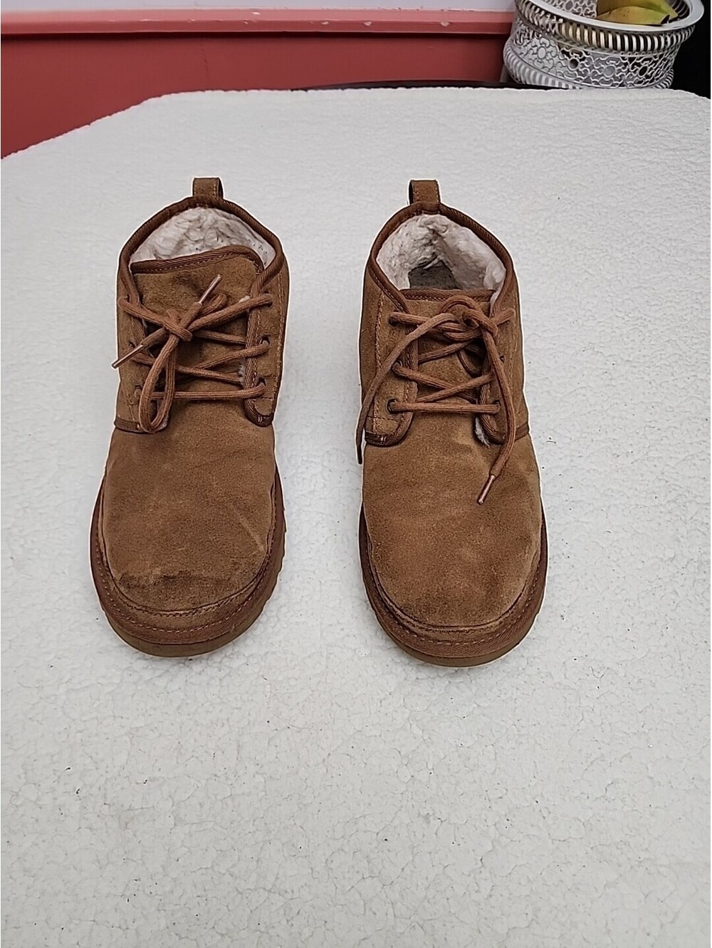 Ugg Mens Chukka Boots Size 12- F27018L S/N 3236 Pre-owned - Female Worn